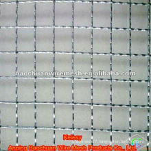 Silver crimped wire mesh with high quality and competitive price in store